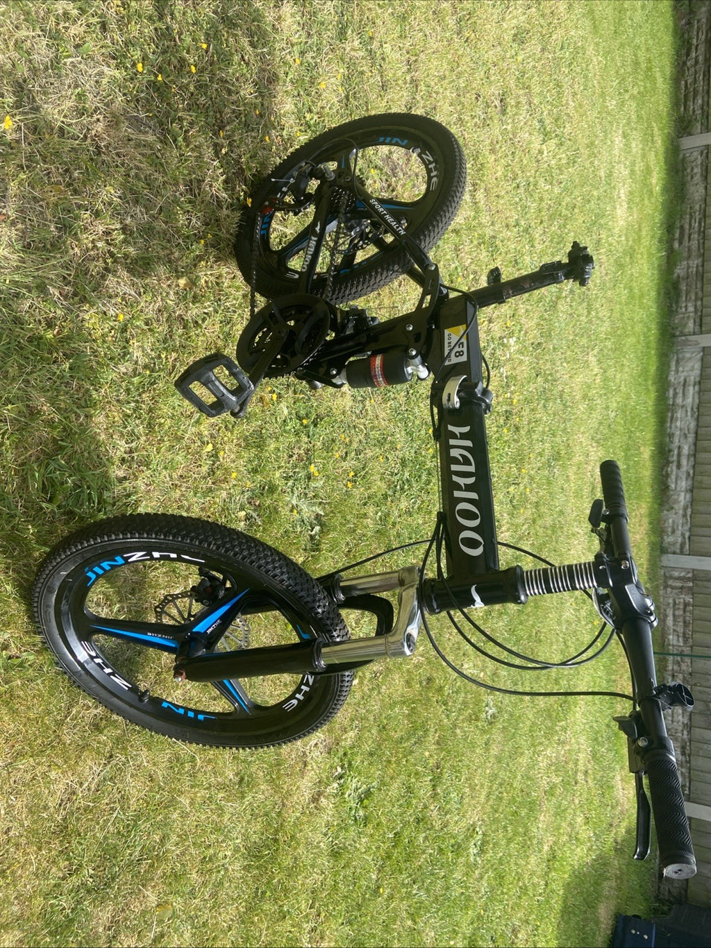 HAHOO Folding Bike 20” - Full Suspension & Disc Brakes *Collection only*