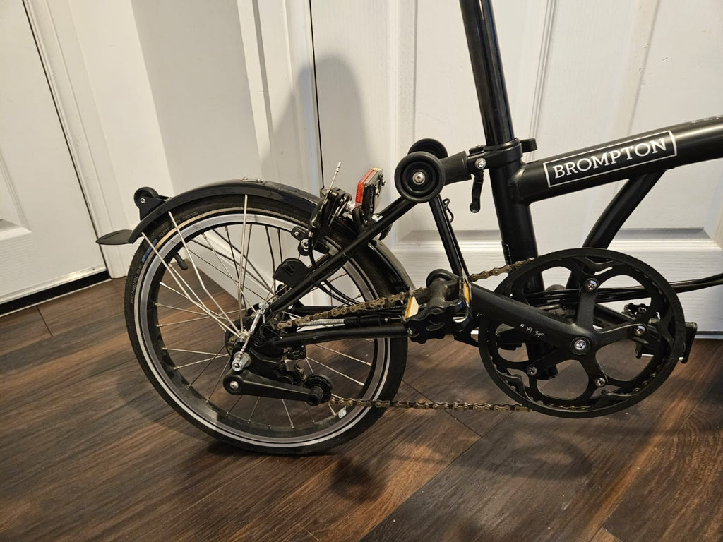 Brompton Electric C Line Explore, 6-Speed, Black, High Handlebar 2023