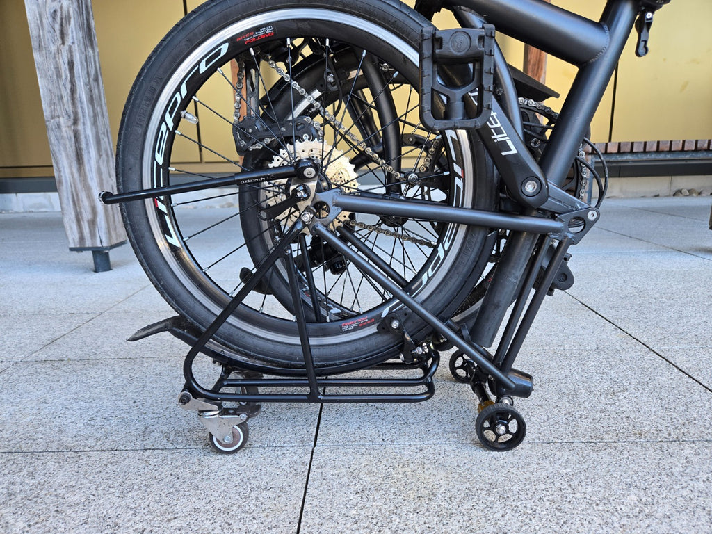 20" 9-Speed Shimano Tri-Fold Brompton-Style Folding Bike | Rare find!