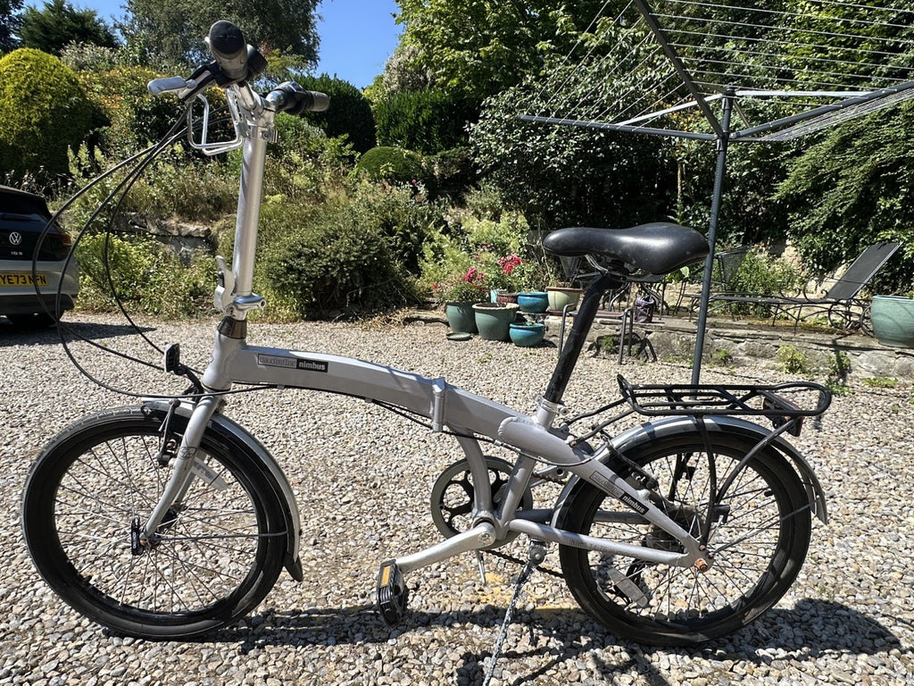 Claud Butler Nimbus Folding Bike - Lightweight Aluminium- Ready To Ride Bicycle