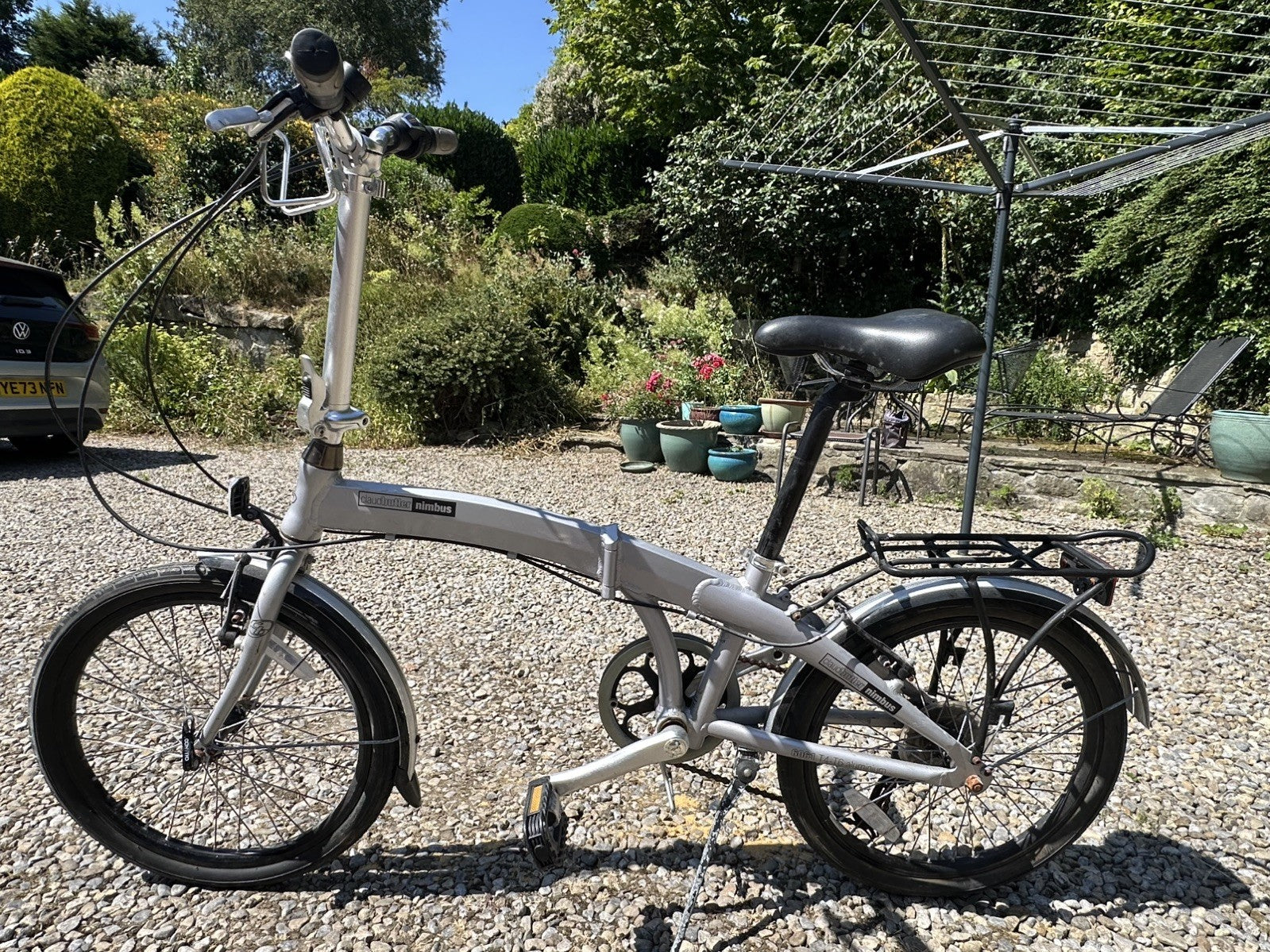 Claud Butler Nimbus Folding Bike - Lightweight Aluminium- Ready To Ride Bicycle