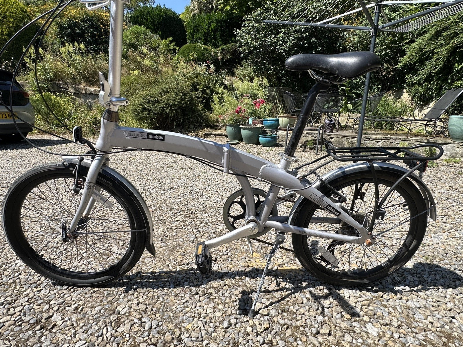 Claud Butler Nimbus Folding Bike - Lightweight Aluminium- Ready To Ride Bicycle