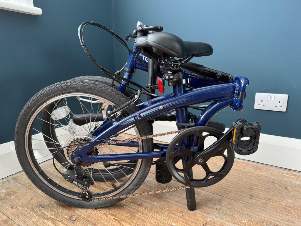 Tern Link B7 Folding Bike 2020 Model, 7-Speed, 20-inch Wheels, Midnight Blue
