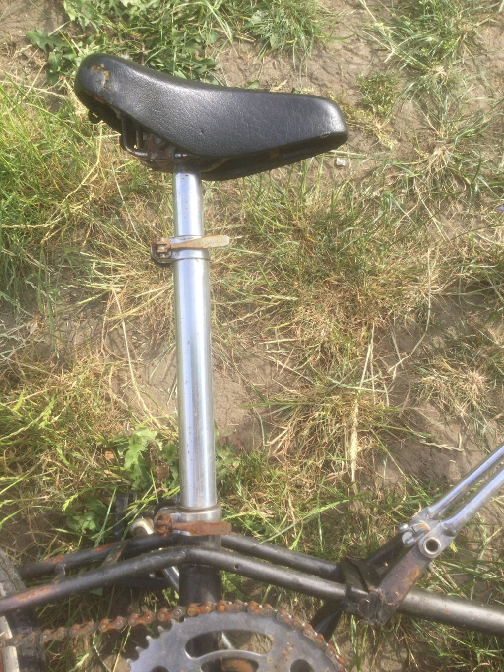 FOLDING BIKE - MAKE UNKNOWN / "USA DESIGN ENGINEERING" / CHROME & RED / xv