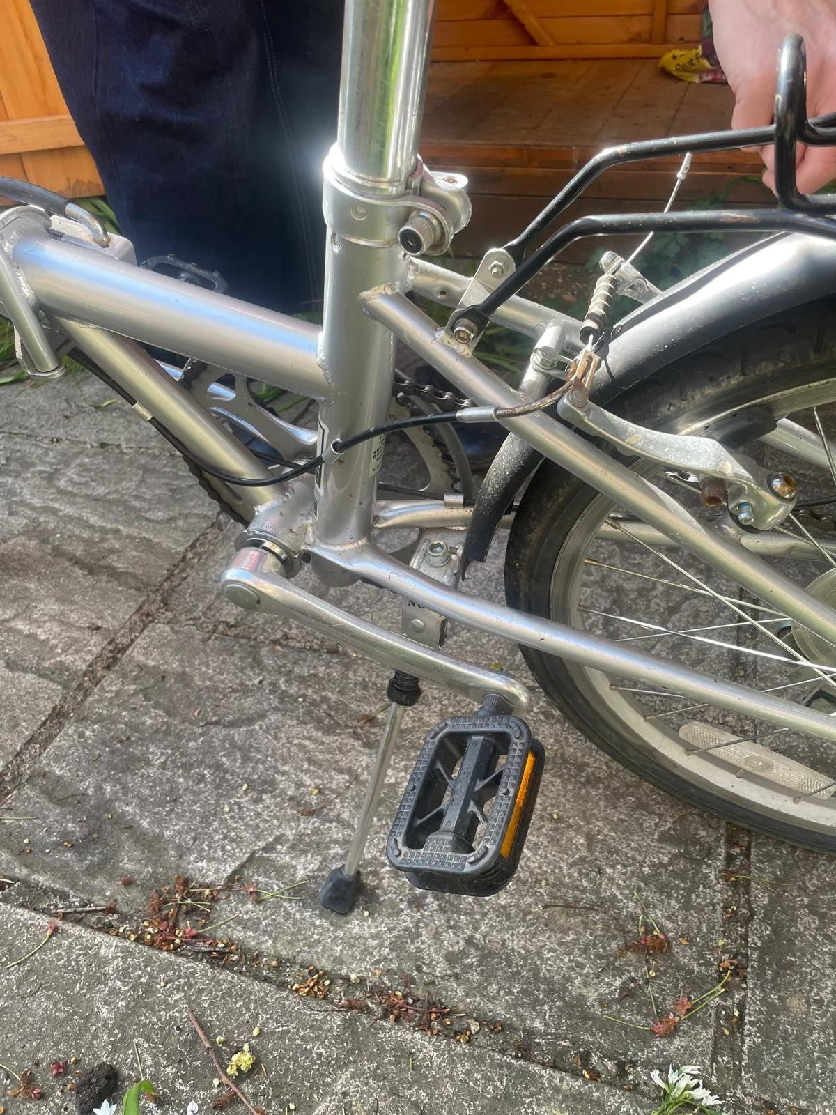 Phillips Folding Bike Silver