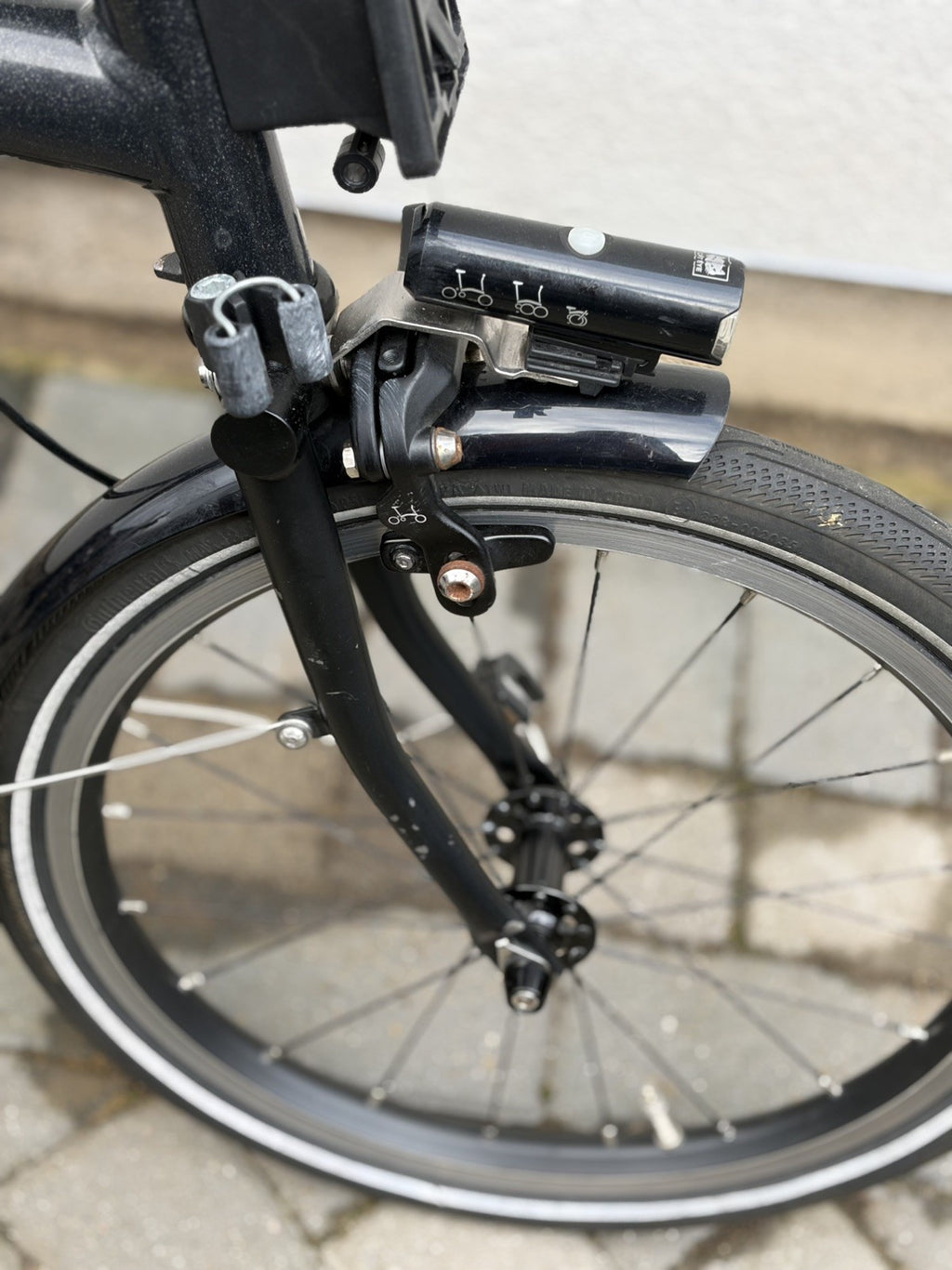 Brompton P Line 4-Speed 2023 Folding Bike Midnight Black