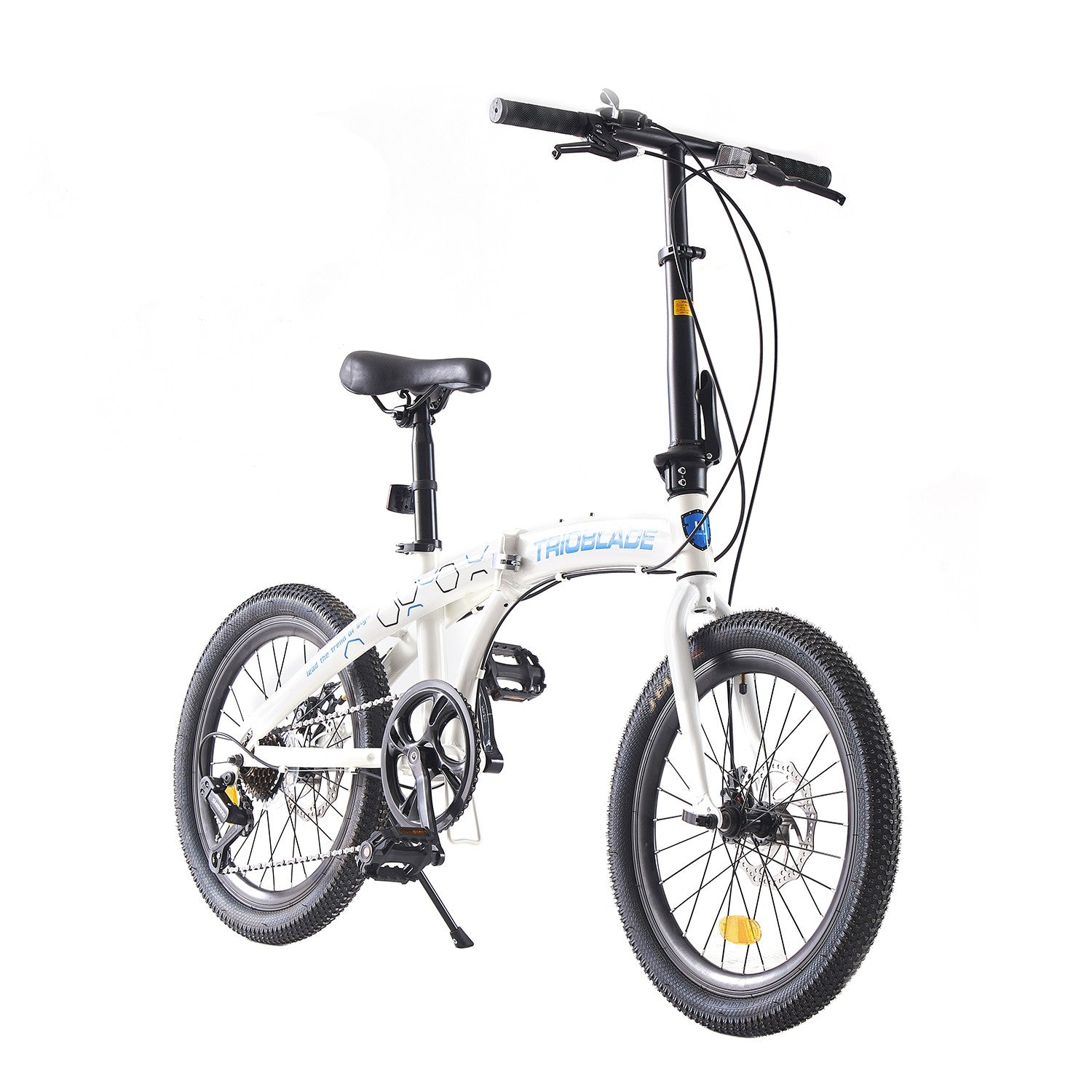 Folding Bicycle 20 Inch Bikes for Adults 7-Speed Variable Foldable City Bicycle
