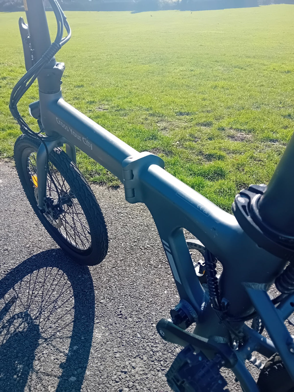 ADO Air 20S Folding Hybrid Bike 20" Carbon Belt Drive Chargeable