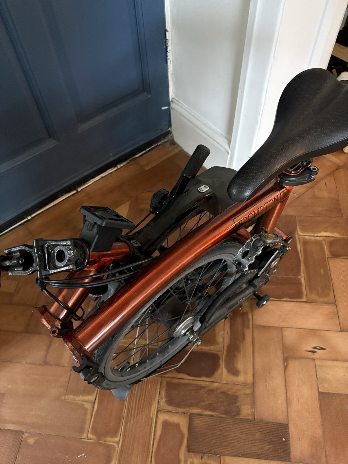Brompton Black Edition Flame Lacquer 6 Gears, Racing handle bars