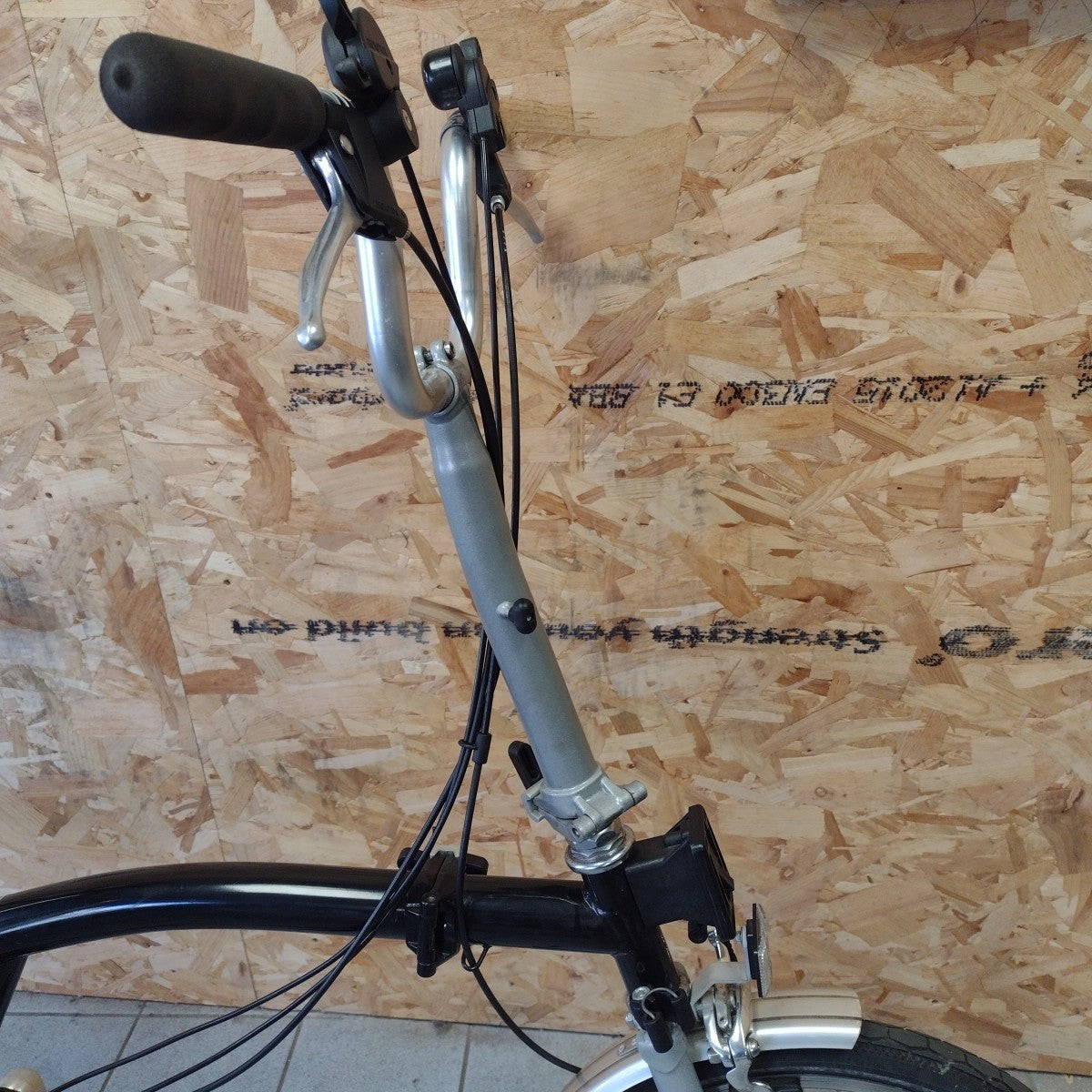 Brompton M6L 2007 Folding Bike Black Serviced Ready To Ride Six-Speed Hub Gear