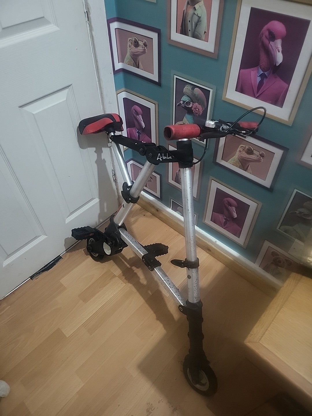 Rare Clive Sinclair A-Bike folding bike iconic commuting travel collector