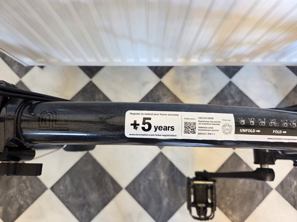 Brompton P Line Urban 4-Speed Folding Bike - Mid Bars - Paperwork Included