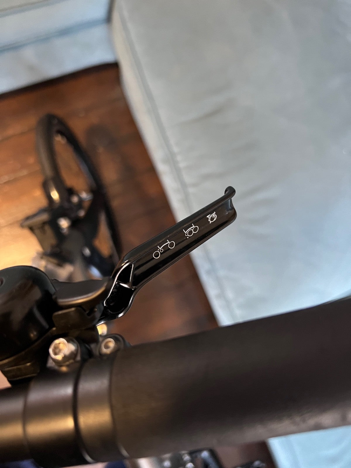 Brompton T-Line 4-Speed Titanium Folding Bike Medium rise