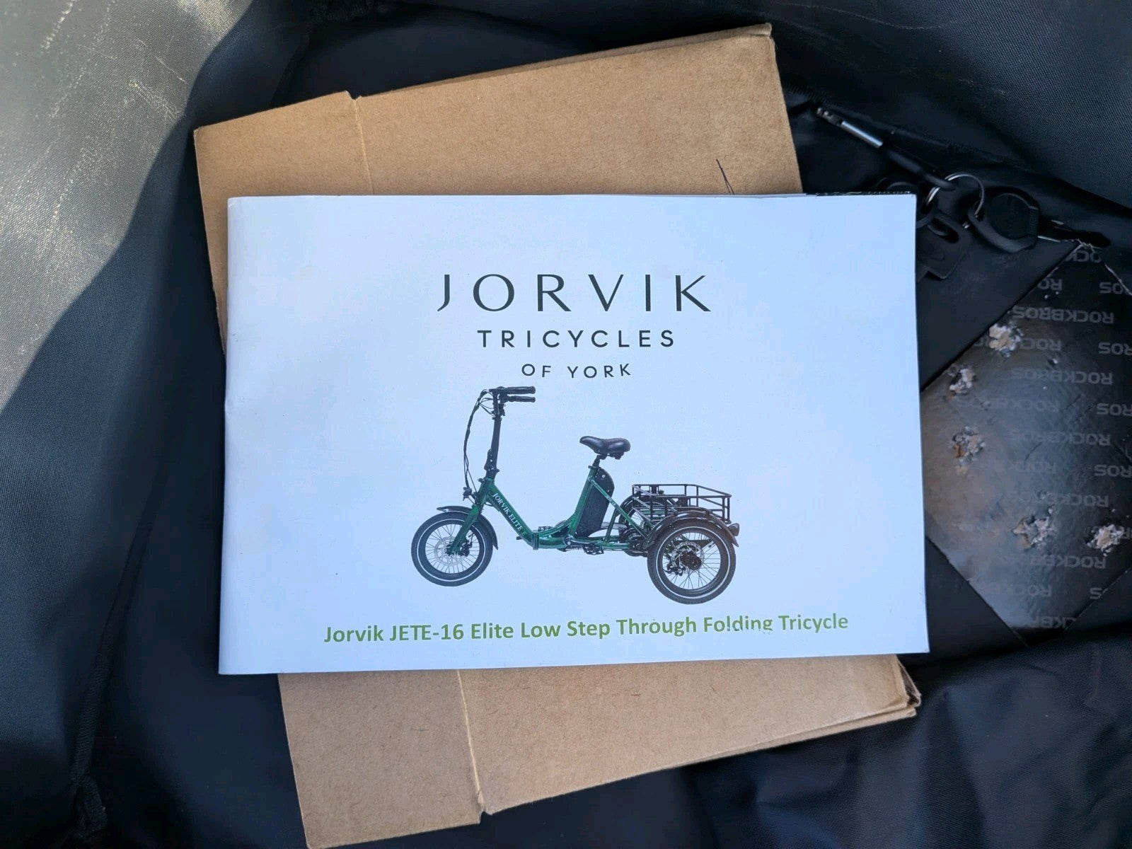 Jorvik Elite  Folding Compact Tricycle Jet-16.Ex Demo.24 Miles Usage,L@@k