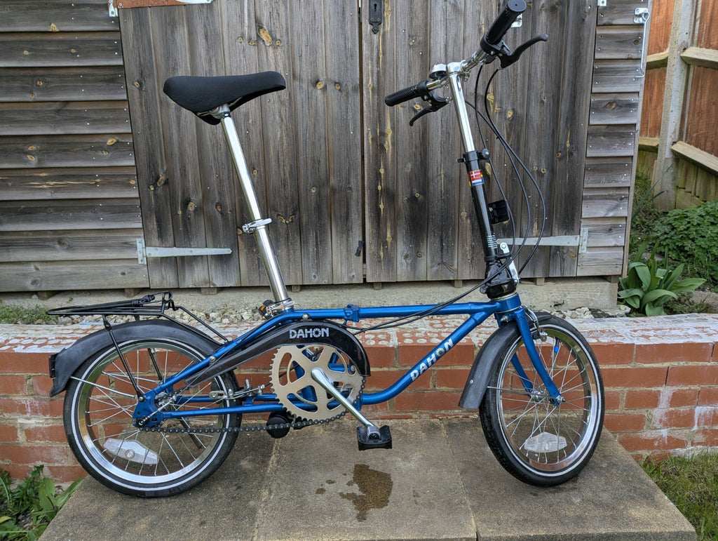 Vintage Dahon Classic III Folding Bike – 3-Speed Sturmey Archer (Blue)