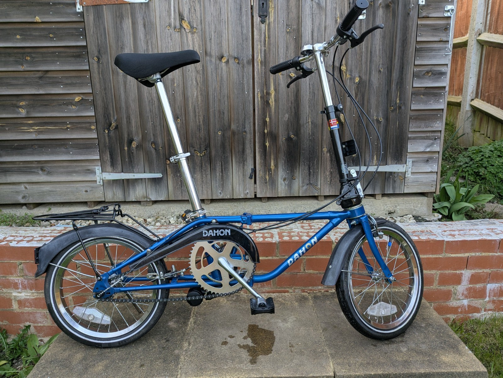 Vintage Dahon Classic III Folding Bike – 3-Speed Sturmey Archer (Blue)