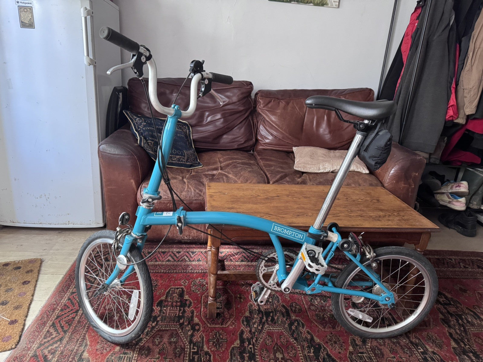 Brompton B75 16" Folding Bike - Blue