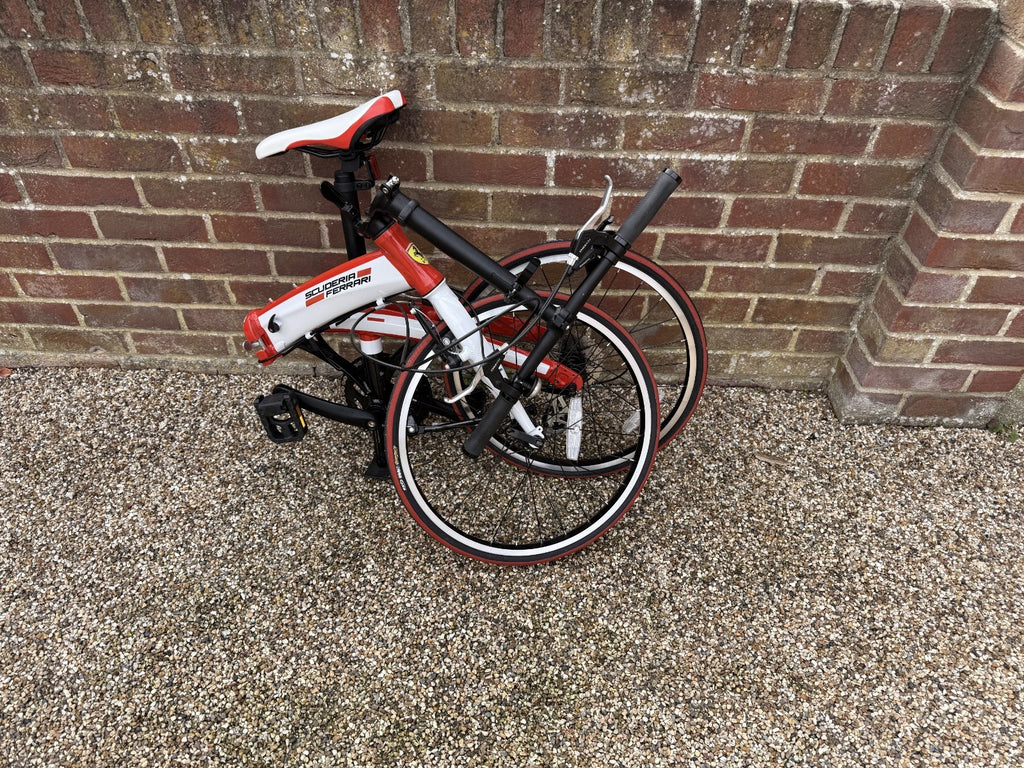 Ferrari Secuderia red Foldable Bike folding bicycle cycling collectible