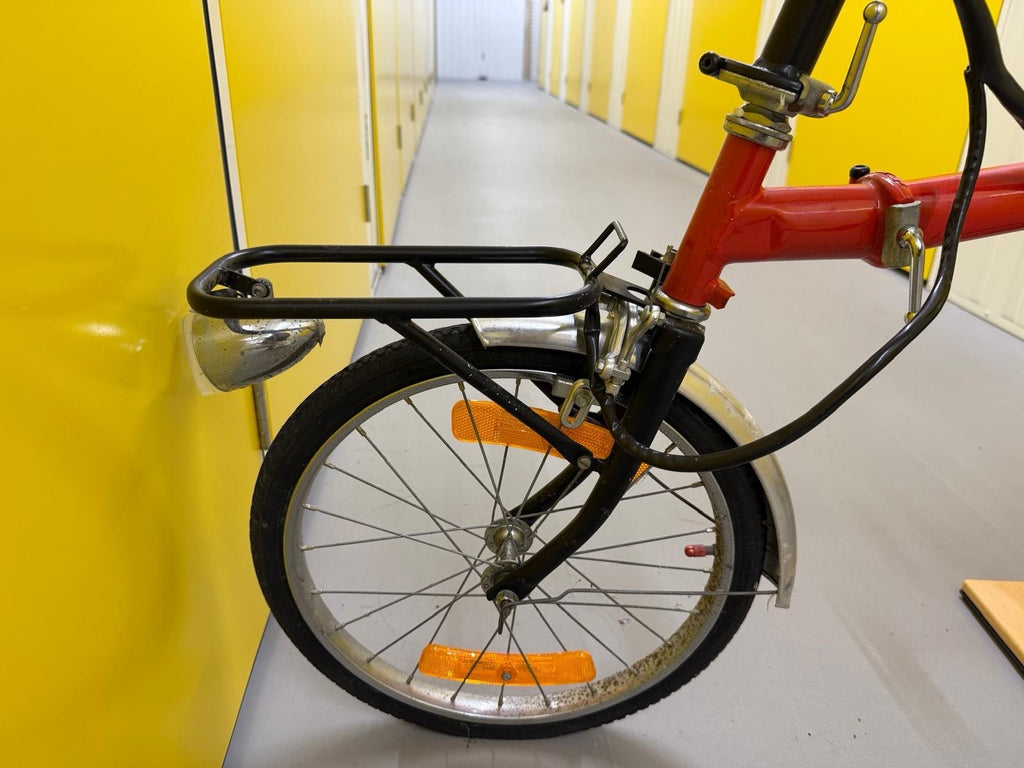 Brompton MK1 (3 Speed)  folding bicycle - Red