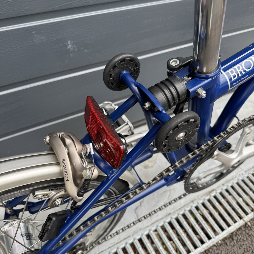 Brompton M3L 3 speed Blue Cobalt Serviced Superb Condition