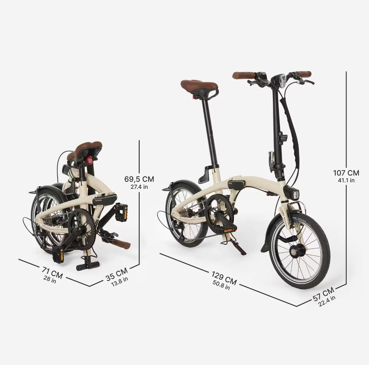 Btwin Ultra Compact Folding Bike