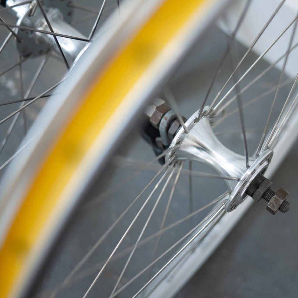Brompton 1/2 Speed Wheelset Superlight Double Butted Silver 16" 349 E Hook