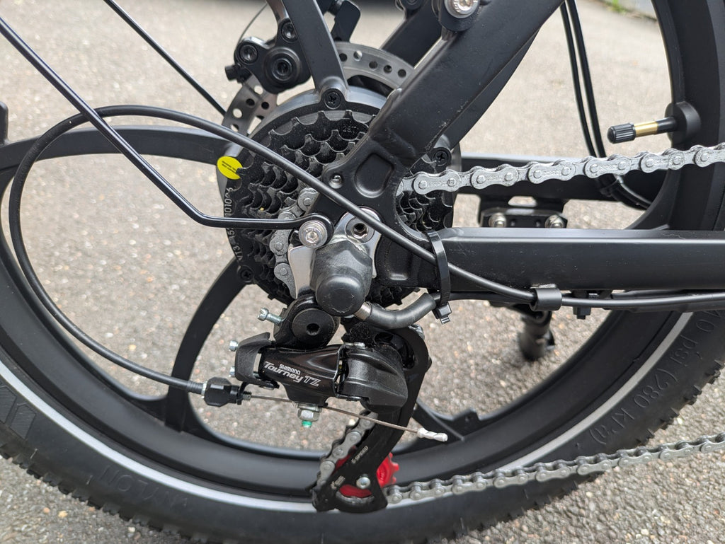 KOOLUX BK6 Foldable Bike, Throttle and rear seat, 250w Road Legal