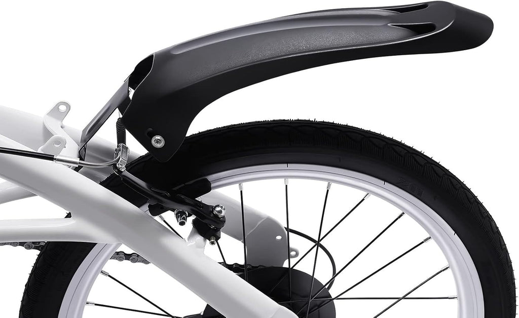 20" Folding Commuter Bike with 7-Speed Gears, Carbon Steel, Portable