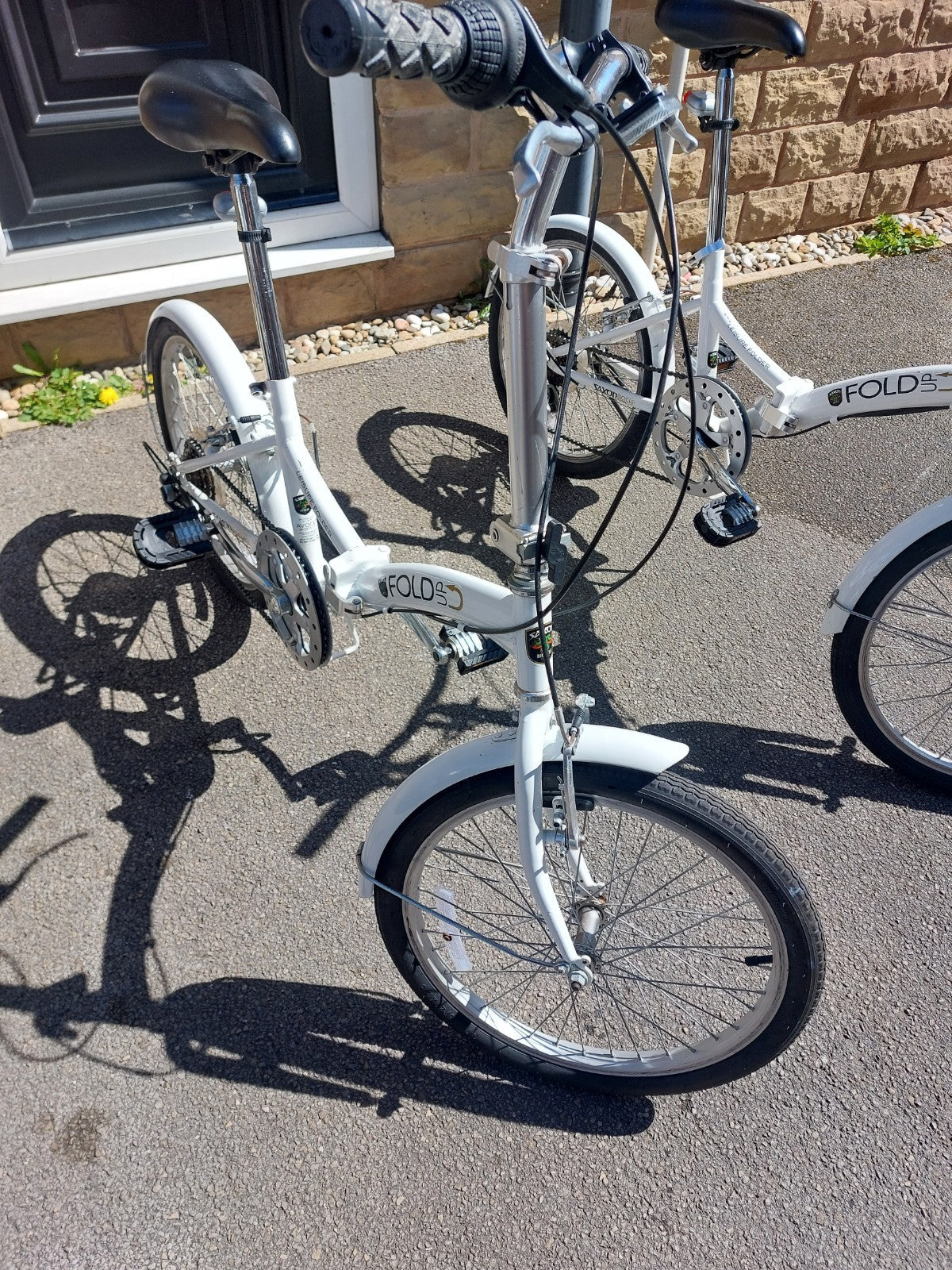 Two Saxon Folding Bikes.20 Inch Wheels