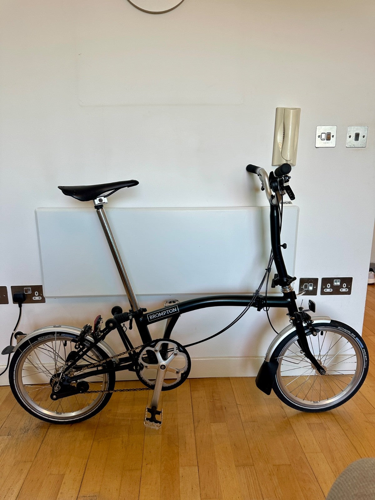 Brompton Folding Bike C Line 3 Speed Black 2018 - Excellent Condition