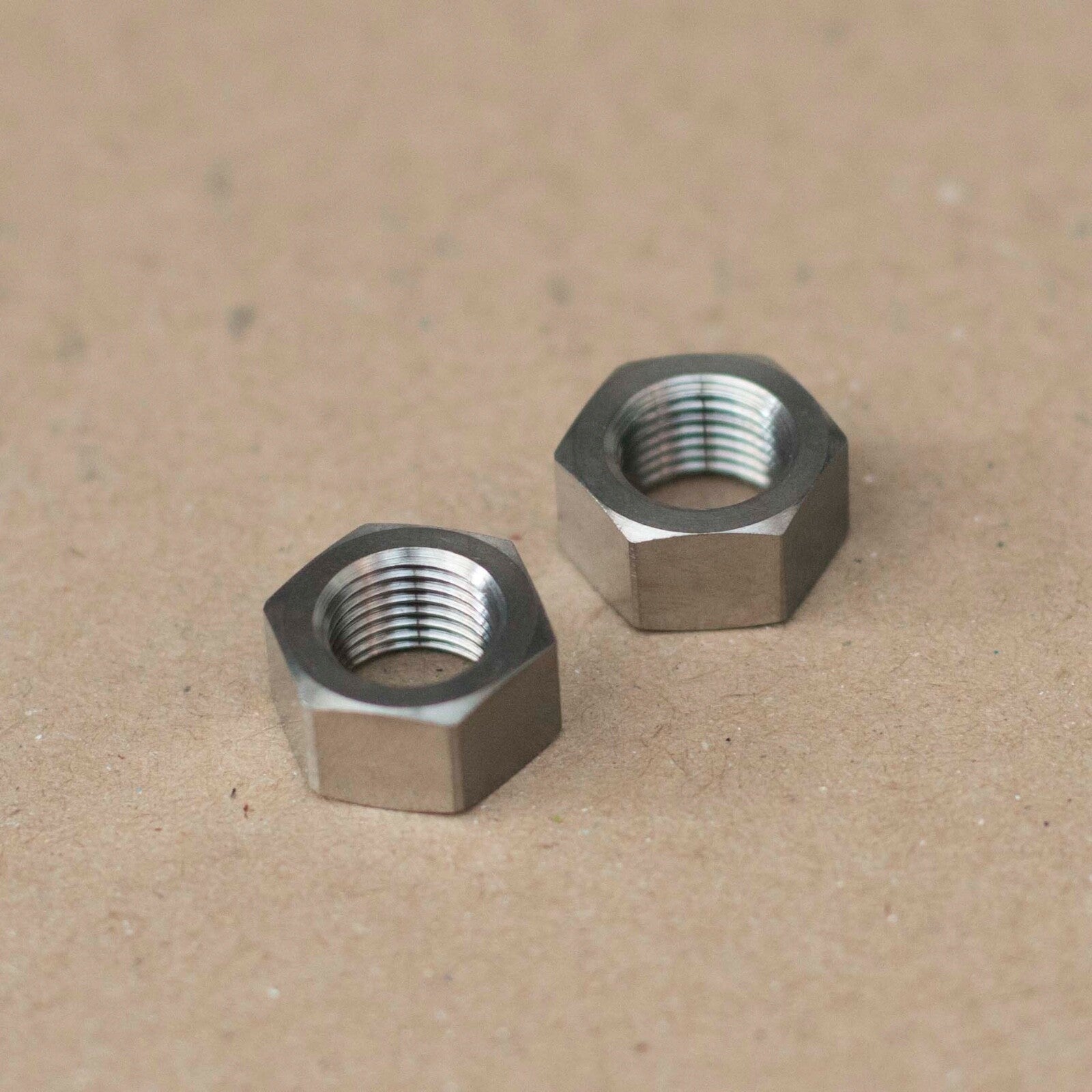Brompton folding bike 3/6 Speed Rear Wheel Titanium Nut Pair A line B75