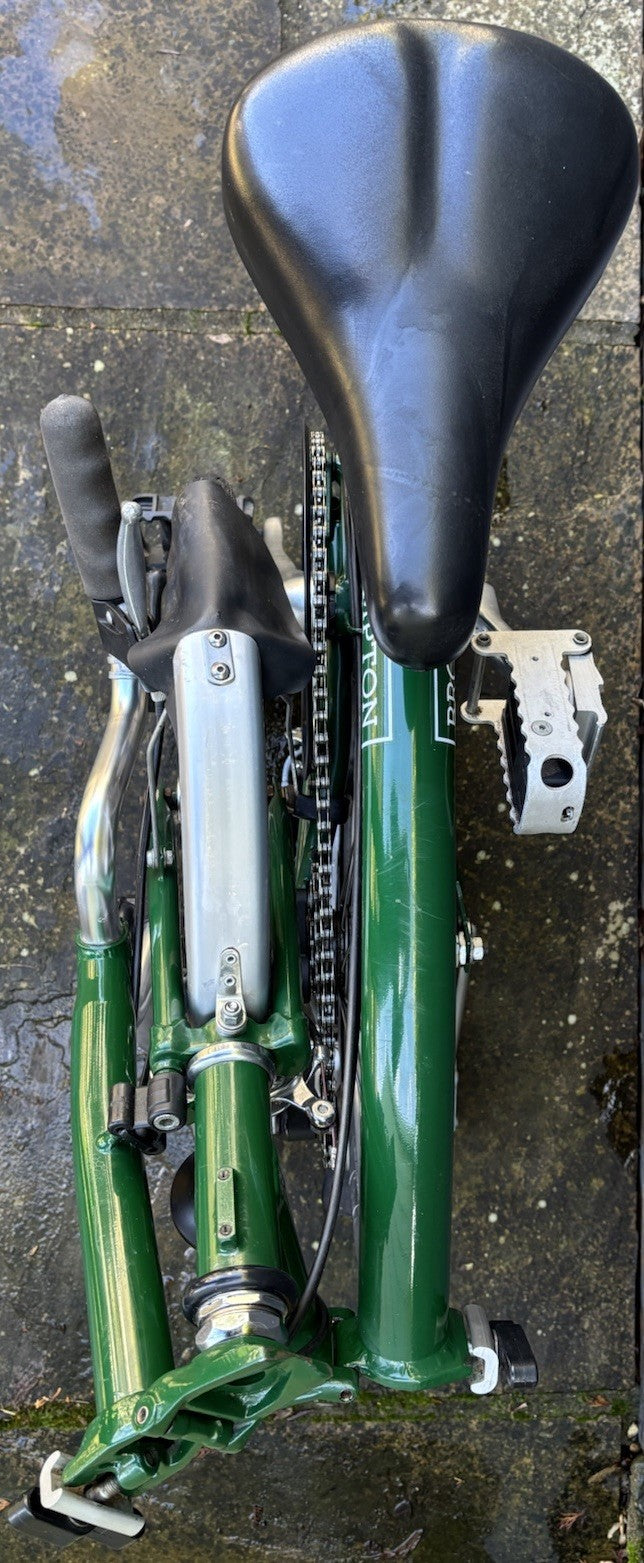 Brompton M3R folding bicycle in Racing Green - Light Leisure Used