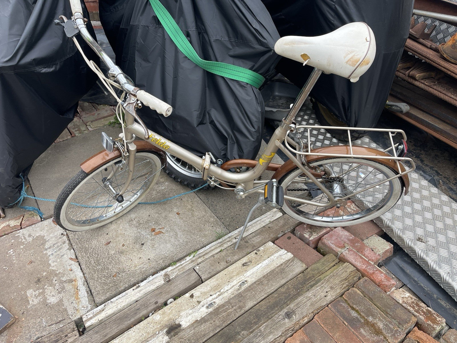 Classic Vintage Folding Bicycle FOLDA have X 2 Matching Ones, Listing for one!