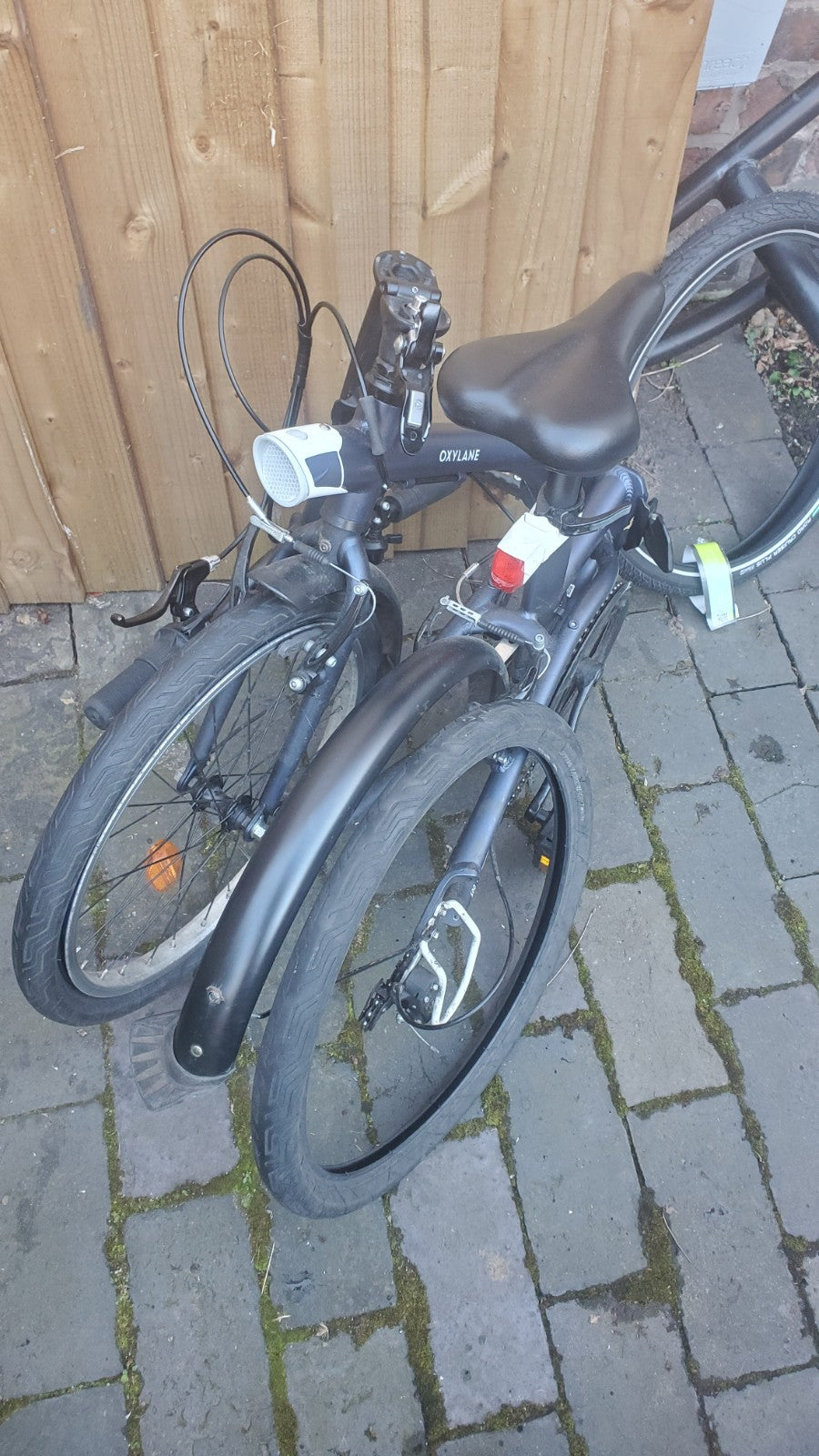 2 Decathlon Folding Bikes 20" Wheels / 7 Gears - Sold Together