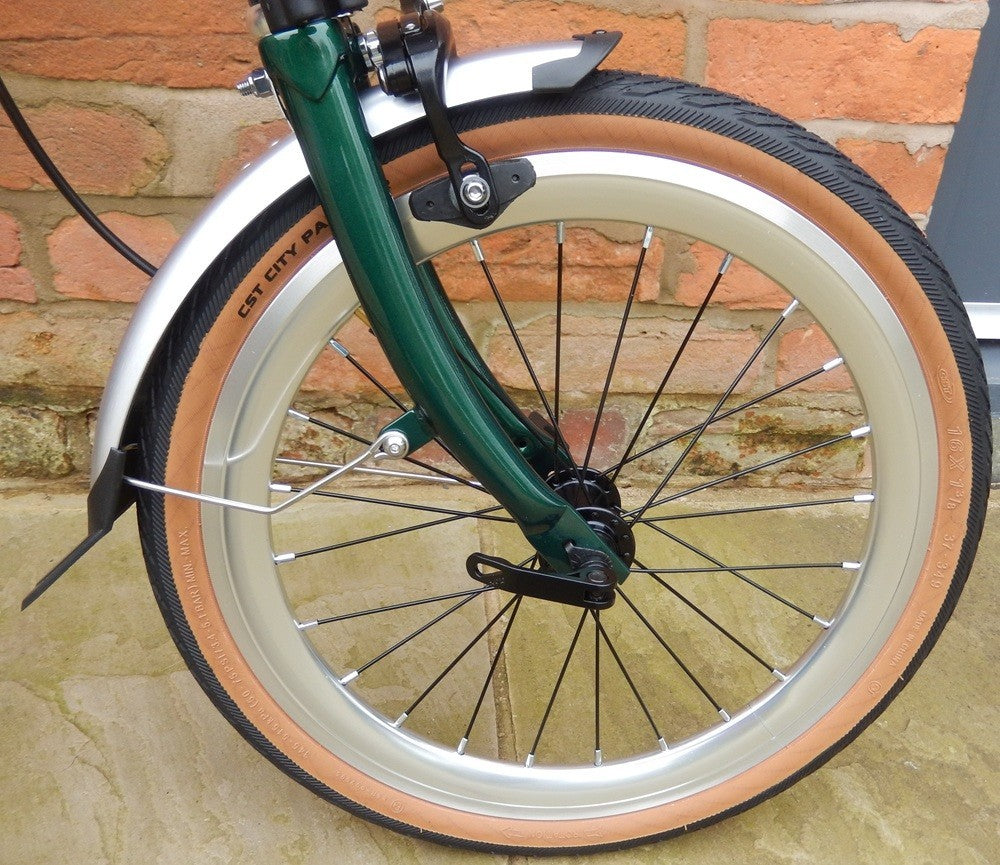 Cranston R9 Folding Adults Bike in Green 9 Speed 16" Wheel Brand New Boxed