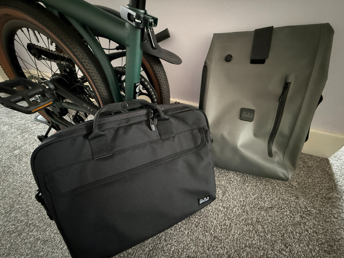 2025 Brompton G Line Folding Bike Green Medium 8-Speed Alfine Hub - Great Cond.