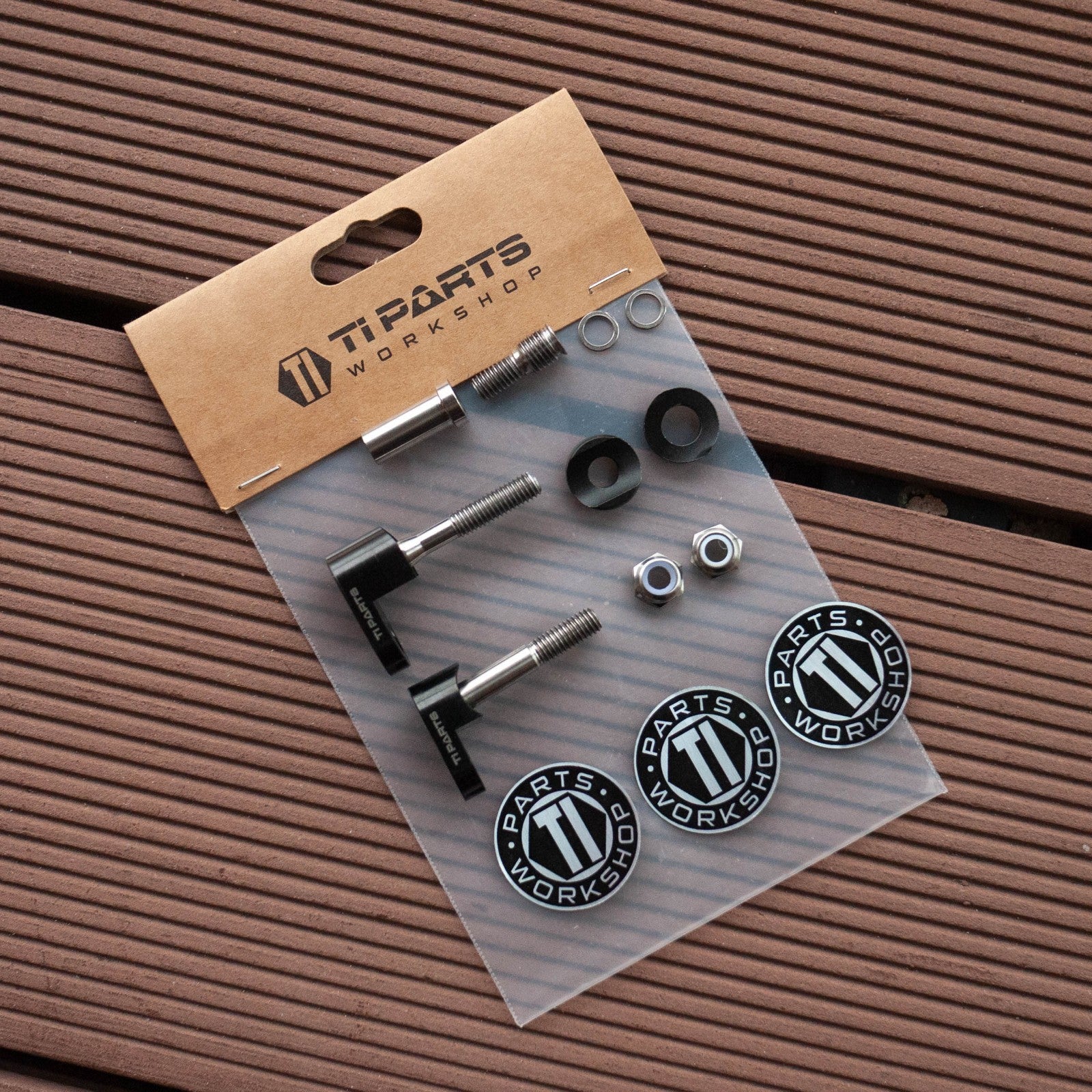 Brompton Bike Ti Parts Workshop Titanium eeBrake Adapter Regular Mount Black
