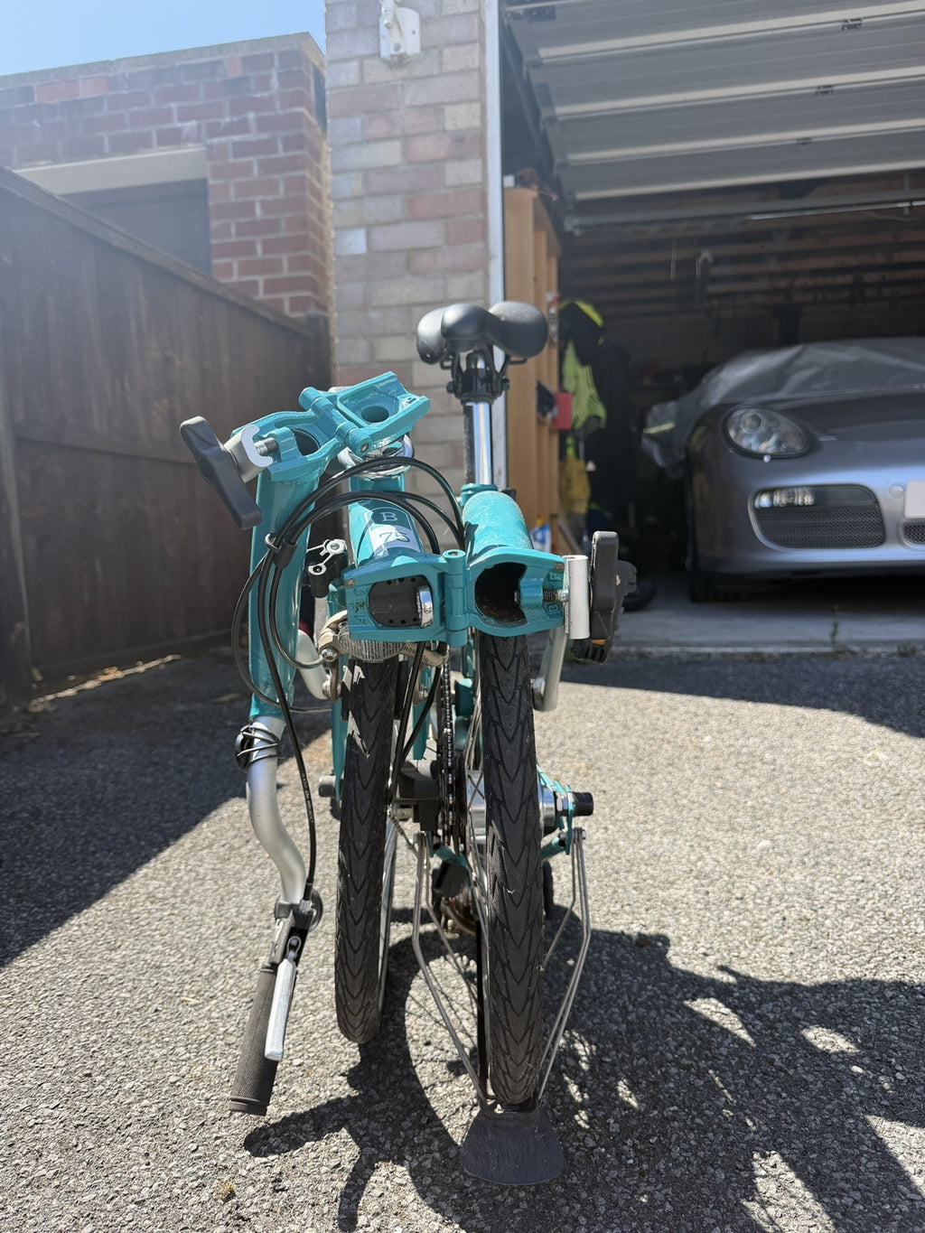 Brompton B75 Folding Bike 16 Blue Highghly Quality Excellent Condition