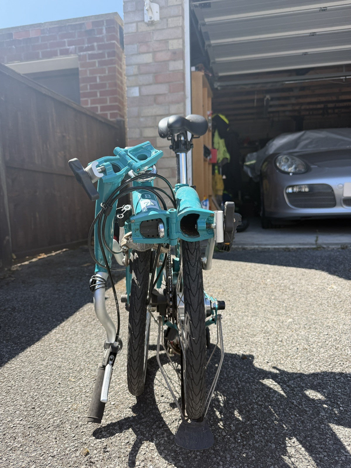 Brompton B75 Folding Bike 16 Blue Highghly Quality Excellent Condition