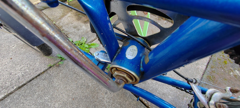 Dahon Folding Bicycle 16" Wheels Blue 3 speed Vintage GWO Collection Only Leics