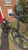 Carrera Crosscity E folding bike , 20'' wheels, black/green