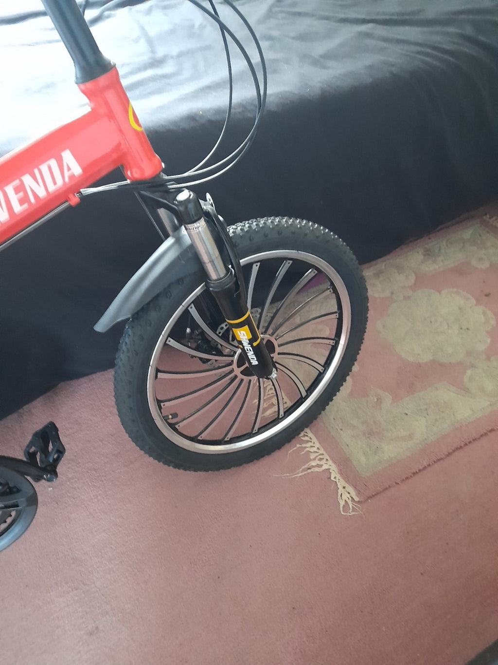folding moutain bike 20 inch wheels full suspension and disc brakes x2 bikes