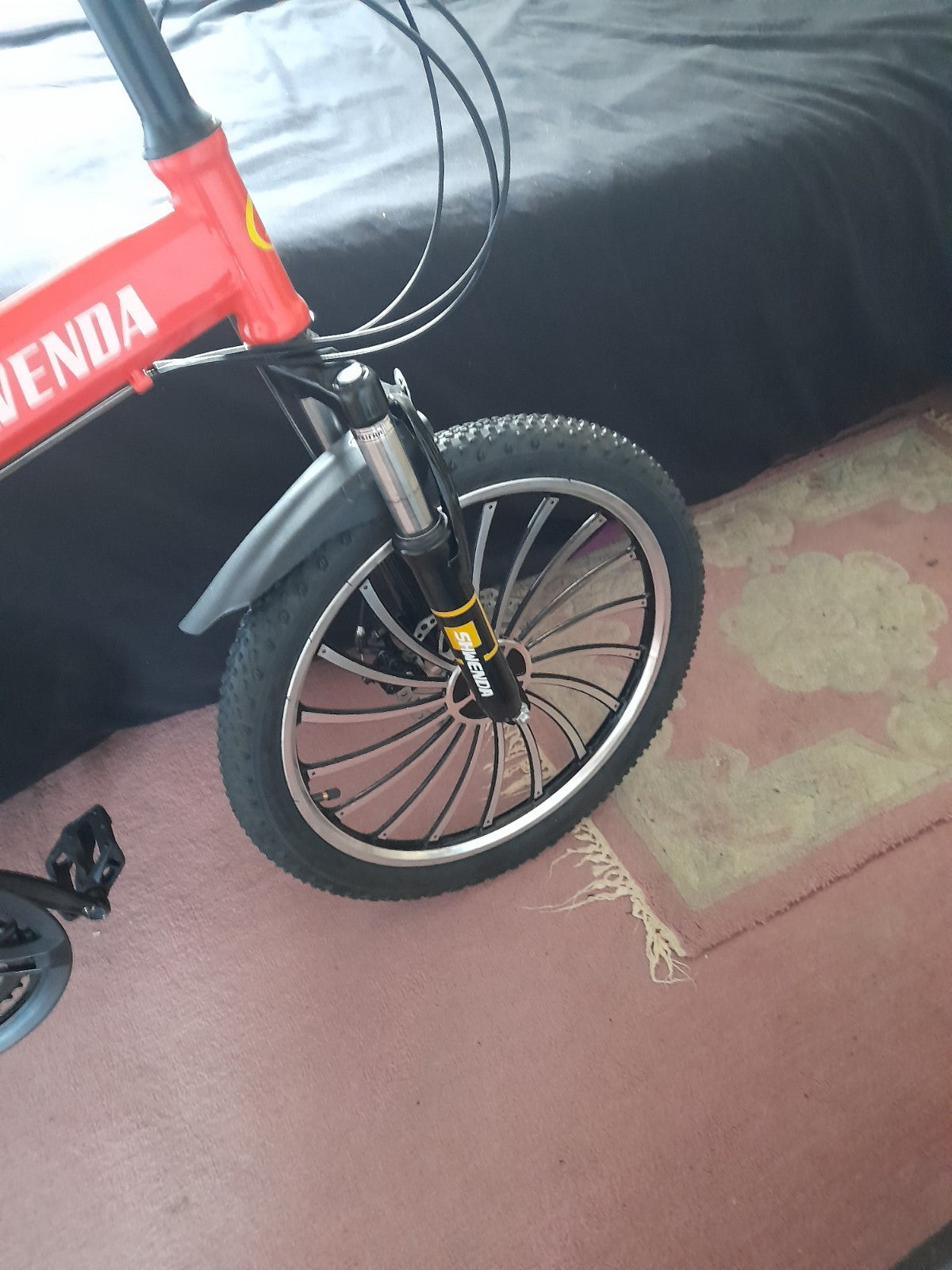 folding moutain bike 20 inch wheels full suspension and disc brakes x2 bikes