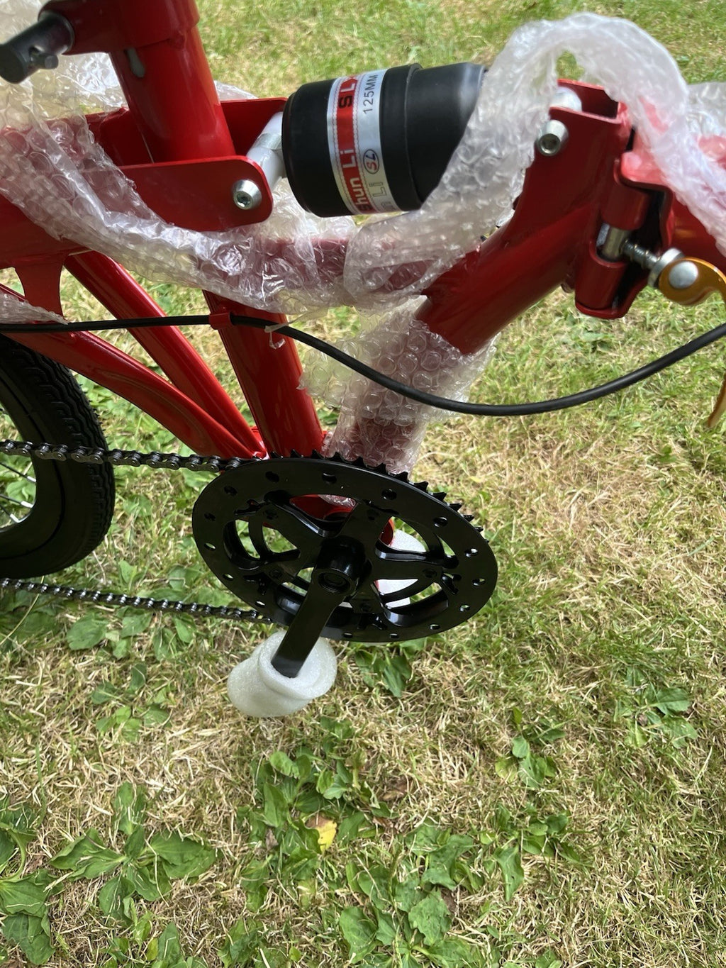 Folding Bike (RED ONLY) for Easy Packaging and Transport for Easy Storage