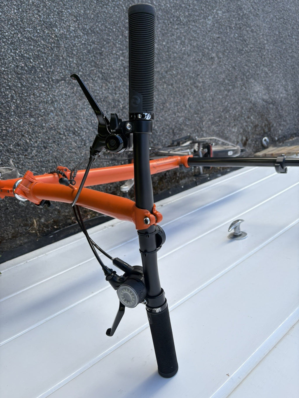 Brompton Superlight 2 S2l 2019 Orange, Black Folding Bike