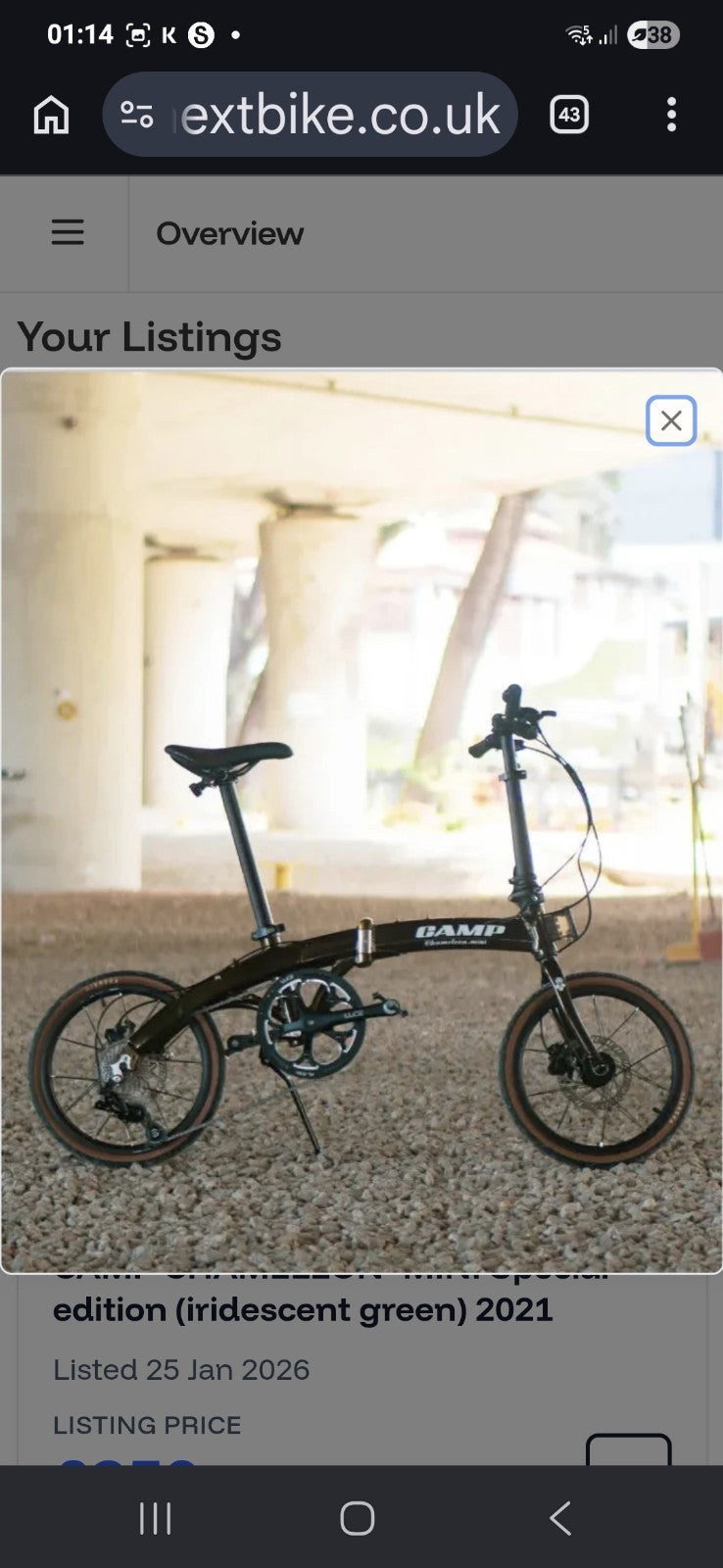 Folding Bike: Camp Chameleonspecial edition (Iridescant green)