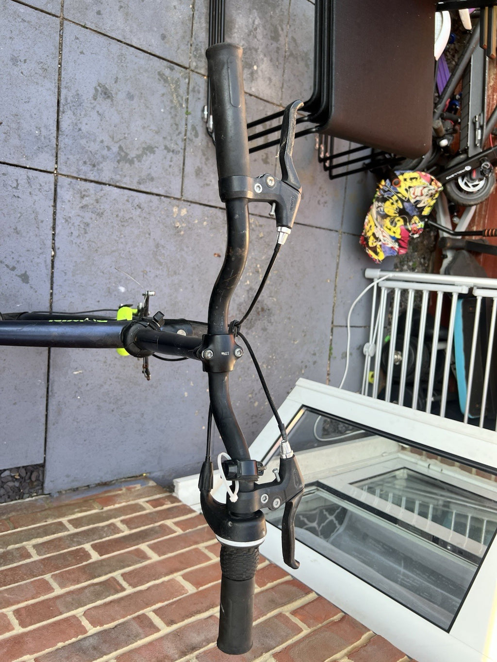 B’TWIN 20in Folding Bike Black/Green Mudguards V-Brakes 20" Frame Unisex