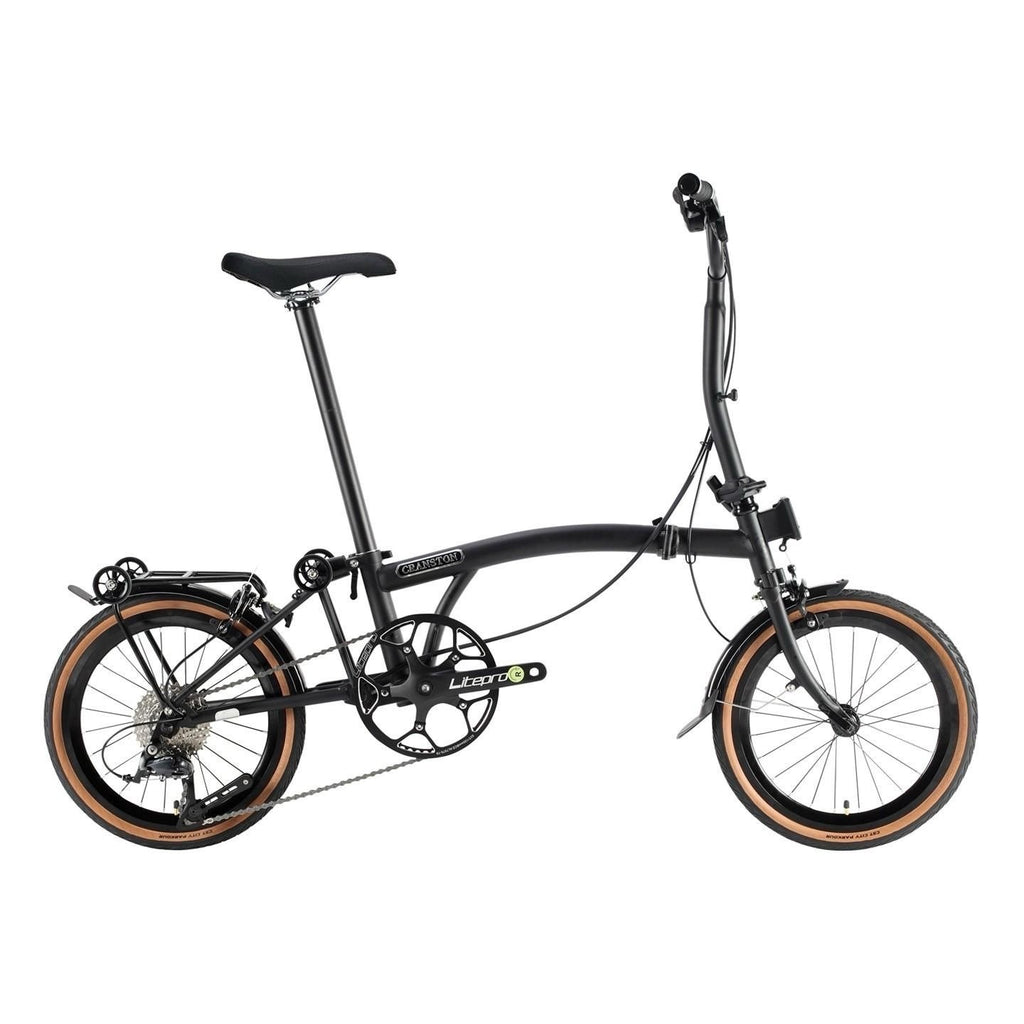 l6inch Tri-folding Bike 9speed High Quality Steel Frame Light Weight Y barM.