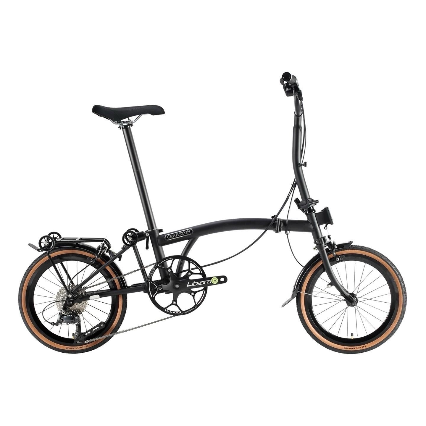 l6inch Tri-folding Bike 9speed High Quality Steel Frame Light Weight Y barM.