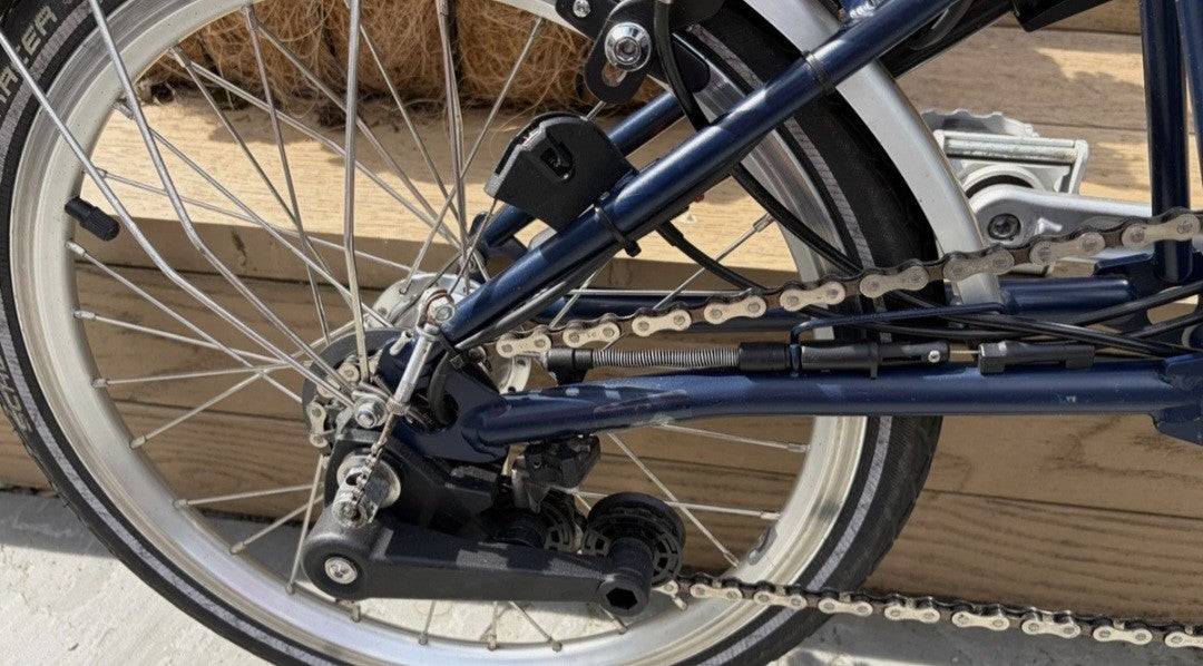 Brompton C Line 2023 | 6 Speed | Jubilee Blue + dynamo hub NEARLY NEW CONDITION